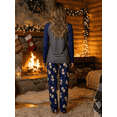 thumbnail image 3 of et Pijama Mujer Navideña Unitalla Invierno Conjunto Suave y Cálido, 3 of 5