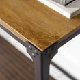 thumbnail image 5 of Walker Edison Declan Urban Industrial Angle Iron and Wood Entry Table, 44 Inch, Barnwood, 5 of 5