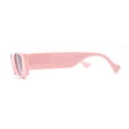 thumbnail image 3 of Child Size Girls Mod Rectangle Cat Eye Fashion Plastic Sunglasses Pink - Smoke, 3 of 4