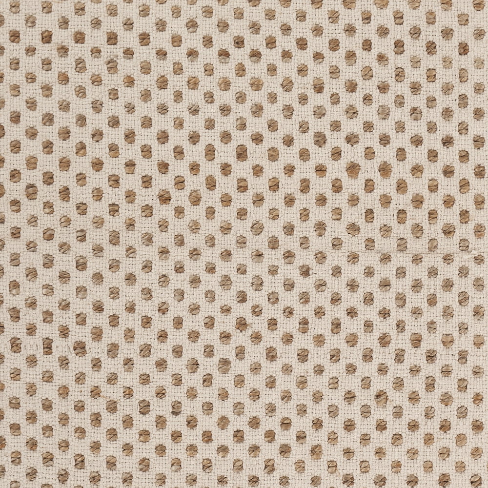 LR Home Global 2 ft. 6 in. x 3 ft. 10 in. Natural and Cream Fringe Reversible Area Rug