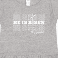 thumbnail image 4 of Inktastic He Is Risen Mirror Words Girls Toddler Dress, 4 of 5