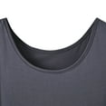 thumbnail image 4 of Tank Tops for Women Plus Size under $3 Sleeveless Solid Color Round Neck Casual Tank Top Gray M, 4 of 6