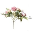thumbnail image 3 of HengDidi Realistic Artificial Flower Bouquet Vibrant Fake Floral Arrangement for Home Decoration Wedding Centerpiece Party Decor Vase Not Included, 3 of 8