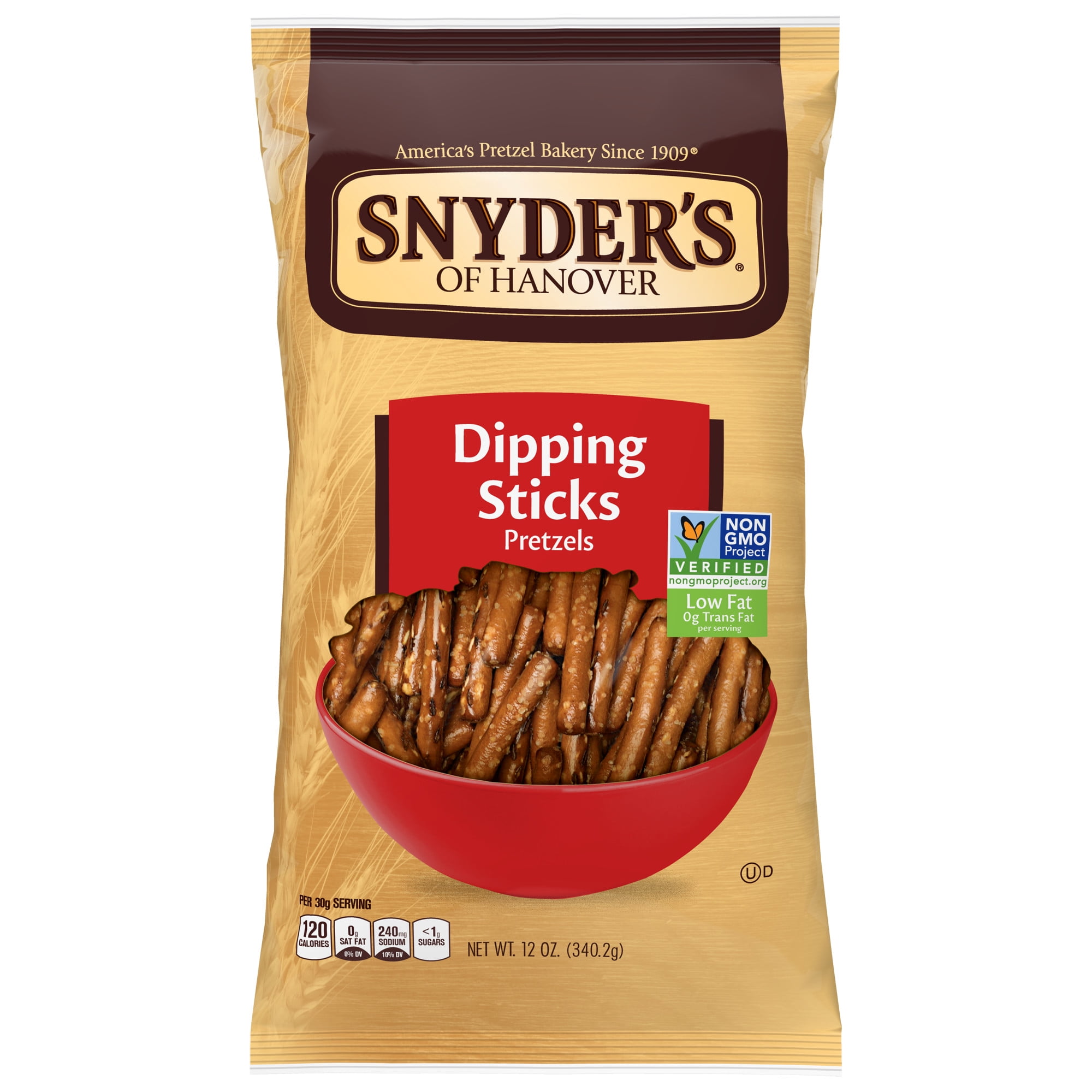Snyder's Pretzels Dipping Sticks, 12 Ounce Bag