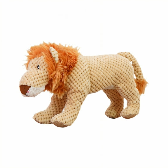 BESTSKY Dog Chew Toys,Squeaks When Squeezed Dog Toys for Aggressive Chewers,Relieves Boredom Dog Squeaky Toys,Lion