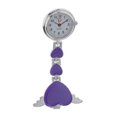 thumbnail image 2 of Joyería de Broche de Reloj Enfermera Médica Bolsillo Túnica Clip Bolsillo Metal Púrpura Fernando Enfermera reloj, 2 of 6