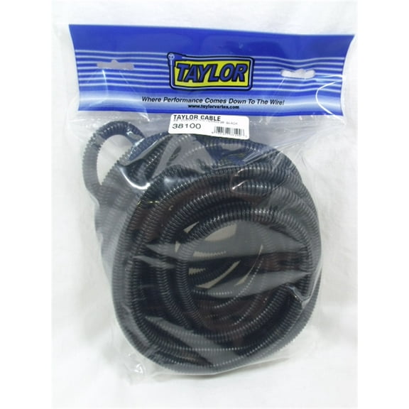 Taylor Wire / Vertex 38100 TAY38100 3/8IN CONVOLUTED TUBING 25FT BLACK