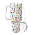 thumbnail image 2 of KLL Fast Food 2 Print 40oz Stainless Steel Insulated Car Cup Coffee Mug with Spillproof Lid - Keep Your Drink Hot or Cold on the Go, 2 of 8