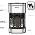 thumbnail image 6 of Simply Brew Compact 5 Cup Coffee Maker: Stainless Steel Design, Pause & Brew, Keep Warm, Reusable Filter, Drip-Free Carafe, 6 of 6