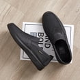 thumbnail image 4 of YUDAI Men's Slip-On Walking Shoes – Non-Slip, Breathable Mesh Sneakers for Gym, Workout & Everyday Wear, 4 of 7