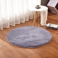 thumbnail image 4 of Circle Rugs for Bedroom Dorm Fluffy Fuzzy Soft Carpet Bedside Area Rug Indoor Living Room Carpet Home Decor, 4 of 8