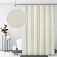 thumbnail image 7 of Barossa Design Embossed Soft Fabric Shower Curtain Liner - Cream, 70" x 72", 7 of 7