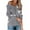 DT--Gray, variant on DailyTrove Women's Heart Print Knit Sweater, Long Sleeve, Casual Garden & Brunch Wear, Soft , Contrast Hem, Plus Size Friendly