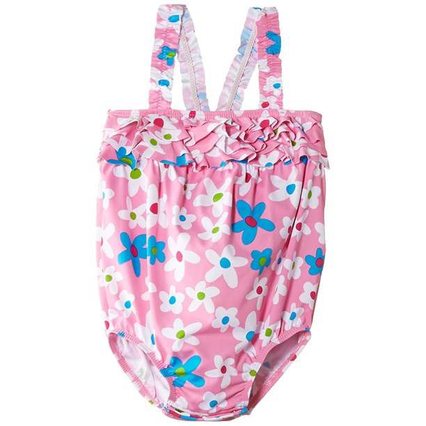 Hatley Baby Baby Girls One Piece Swim Suit Summer Garden Walmart Com