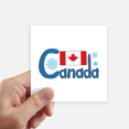 thumbnail image 1 of Canada National Flag Blue Pattern Sticker Square Waterproof Stickers Wallpaper Car Decal, 1 of 1