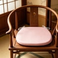 thumbnail image 6 of Velvet Seat Cushion High-Density Foam Chair Pad with Non-Slip Straps Washable Zippered Design Ideal for Office Desk, Dining and Makeup Vanity Chair(45 * 45cm), 6 of 8