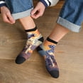 thumbnail image 3 of Rocae Colorful Cloud Spotted Dog for Premium Adult Socks,Comfortable, Breathable, and Durable Socks, Perfect for Everyday Wear, 3 of 7