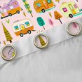 thumbnail image 4 of Erosebridal Cartoon Adventure Car Black Out Curtains For Boys Girls,Kids Teens Happy Camping Curtains Pack of 2 (42x63 Each), 4 of 6