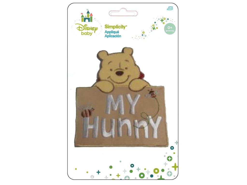 Disney Winnie The Pooh "My Hunny" Embroidered Applique Iron On Patch