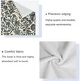 thumbnail image 4 of SKYSONIC 3 Pack Towel Paisley Flowers Cotton Bath Towel Set (1 Bath Towel, 1 Hand Towel, 1 Washcloth) for Bathroom, Super Soft and Quick Dry Towels, 4 of 7