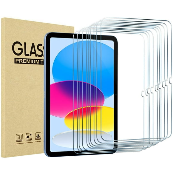 ProCase Screen Protector for iPad A16 2025 11th/10th 2022 Generation (11-inch/10.9), HD Clear Tempered Glass Film Guard -10 Pack