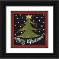 thumbnail image 1 of Shamp, Cindy 12x12 Black Ornate Wood Framed with Double Matting Museum Art Print Titled - Merry Christmas, 1 of 4