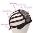 thumbnail image 5 of Extra Large Wig Caps for Making Wigs Black Swiss Lace Wig Cap with Adjustable Strap for Weave Wig Women Hairnets easy cap Stretch Adjustable Open Wig Cap with PVC Paper for DIY Wig(1Pcs-XL) \u2026, 5 of 5