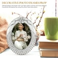 thumbnail image 3 of Vintage Picture Frame Oval Antique Photo Frame with Glass Front Tabletop Photo Frame, 3 of 9
