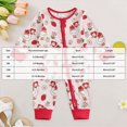 thumbnail image 4 of Gerichy Baby Girl Fall Clothes Goose Floral Print Romper Zipper One Piece Jumpsuit 0 3 6 12 18 Months Cute Newborn Outfits, 4 of 7