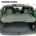 thumbnail image 4 of 2Pcs Hatchback Parcel Shelves Trunk Lid Back Shelf String Holding Strap Rope SmallBall For Ford-Focus Mk3 3/5 DOOR HATCHBACK, 4 of 9