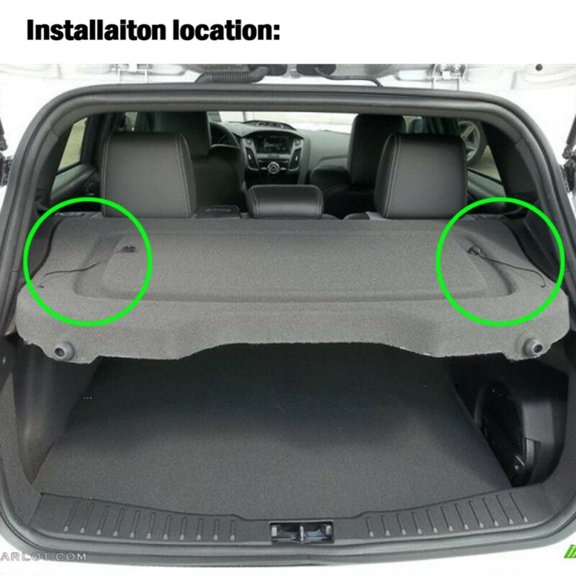 Load Luggage Cover Parcel Shelf Strings Replacement Stable Performance Blind Strap Clip For Ford Focus Mk3 12-18 Parts Useful Fangkenuo