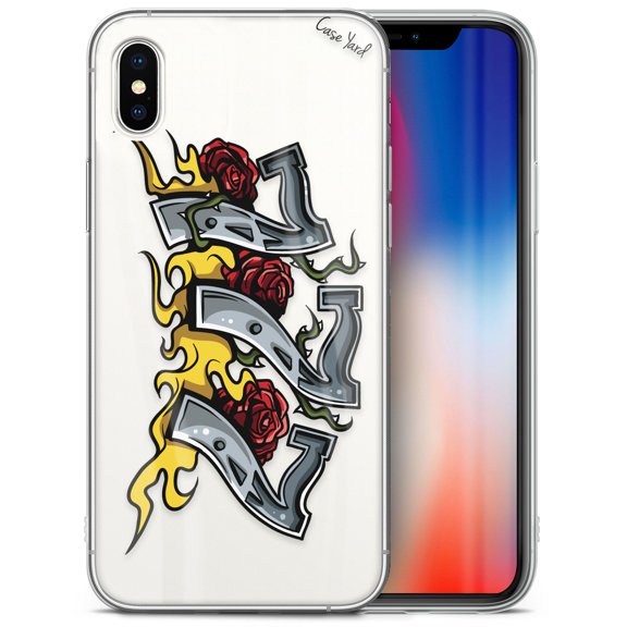 Case Yard iPhone-X Case Clear Soft & Flexible TPU Ultra Low Profile Slim Fit Thin Shockproof Transparent Bumper Protective Cover Drop Protective Cell Phone Cases (777)