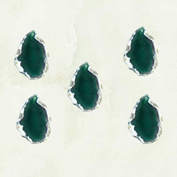 OULII Stone Pendant Accessories for Keychain Decor - 5Pcs