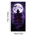 thumbnail image 3 of Dalxymotic Halloween Door Hanging Curtain, 35x72 in Door Curtain Cover, Spooky Festival Door Decor, Spooky Festival Door Wall Hanging for Home, Party, Living Room, Kitchen, Porch, 3 of 6