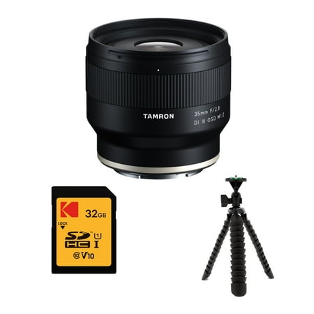Image of Tamron 35mm f/2.8 Di III OSD Wide-Angle Prime Lens for Sony with 16GB Bundle