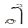 thumbnail image 1 of Grifo mezclador para lavabo de baño , cromado, con caño alto Malubero Plateado, 1 of 5