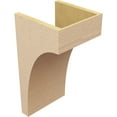 thumbnail image 5 of 11"W x 11"D x 22"H Wide Huntington Rough Cedar Woodgrain TimberThane Corbel, Primed Tan, 5 of 6