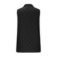 thumbnail image 5 of Inleife Womens Outerwear Vests Women's Solid Color Sleeveless Cotton Jacket Sleeveless Cotton Jacket, 5 of 6