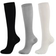 thumbnail image 2 of Men Women Compression Socks Fit For Sports Black Socks Anti Fatigue Pain Relief Knee High Stockings Six ColorsL Gong Bohan LED, 2 of 2