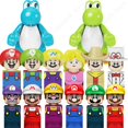 thumbnail image 2 of 14 estilo KDL805 CY8001 Mini figura de juguete de acción Super Maria Bros bloques de construcción muñecas Wario Luigi Peach Yoshi Mushroom Bricks Dengxun unisex, 2 of 2