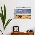 thumbnail image 4 of Bison Canvas Wall Art, Wyoming Mountain Wildlife Landscape Print, Rustic Western Artwork for Living Room Bedroom Cabin Decor, Ready to Hang, 4 of 6