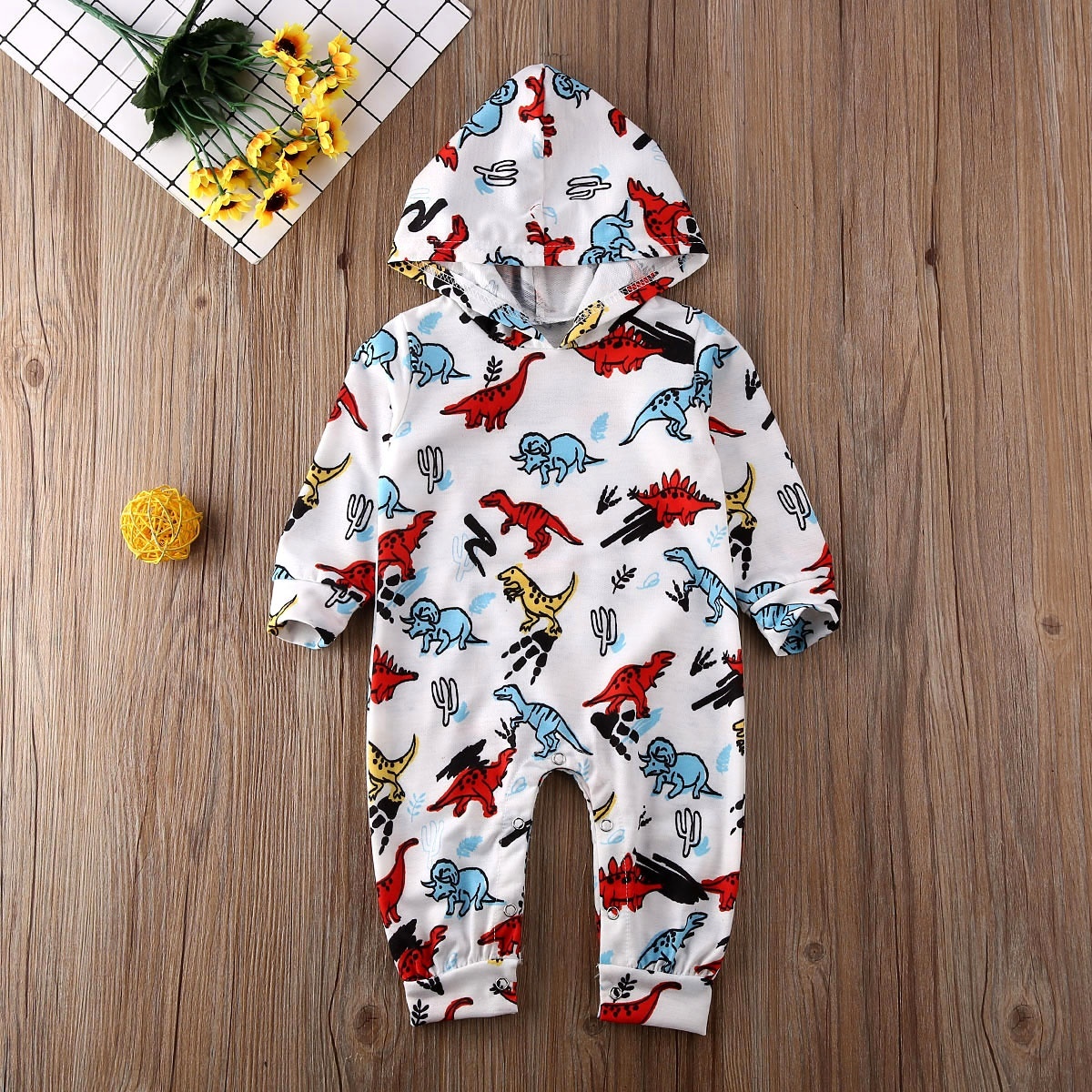 baby hooded jumpsuit