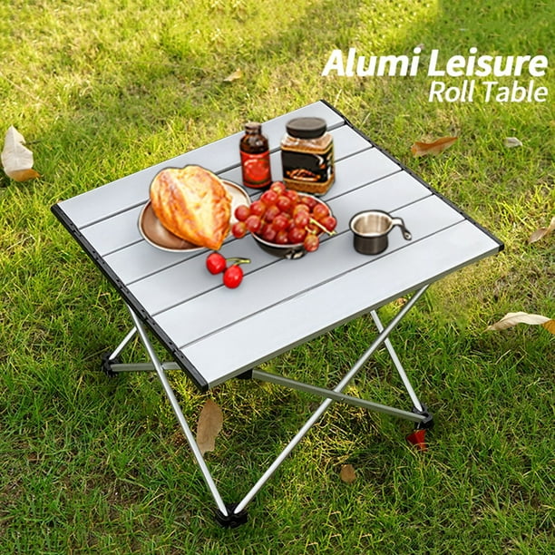 Table pliante de camping jardin BBQ barbecue pique-nique portable en  aluminium
