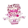 thumbnail image 3 of segolike Popup Card Handmade Romantic Flower Heart Decorative for Holiday Wedding Her Mum, 3 of 9