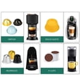thumbnail image 4 of Support pour Dosettes de Café, Support Mural Ou sous Armoire Autoadhésif pour Dosettes de Café, Vertical Ou Horizontal, Bandes de Rangement Ajustables en PVC pour Capsules,, 4 of 7