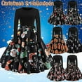 thumbnail image 4 of Xmas Rat2022 New Printed Sleeve Big Hem With Belt, 4 of 4