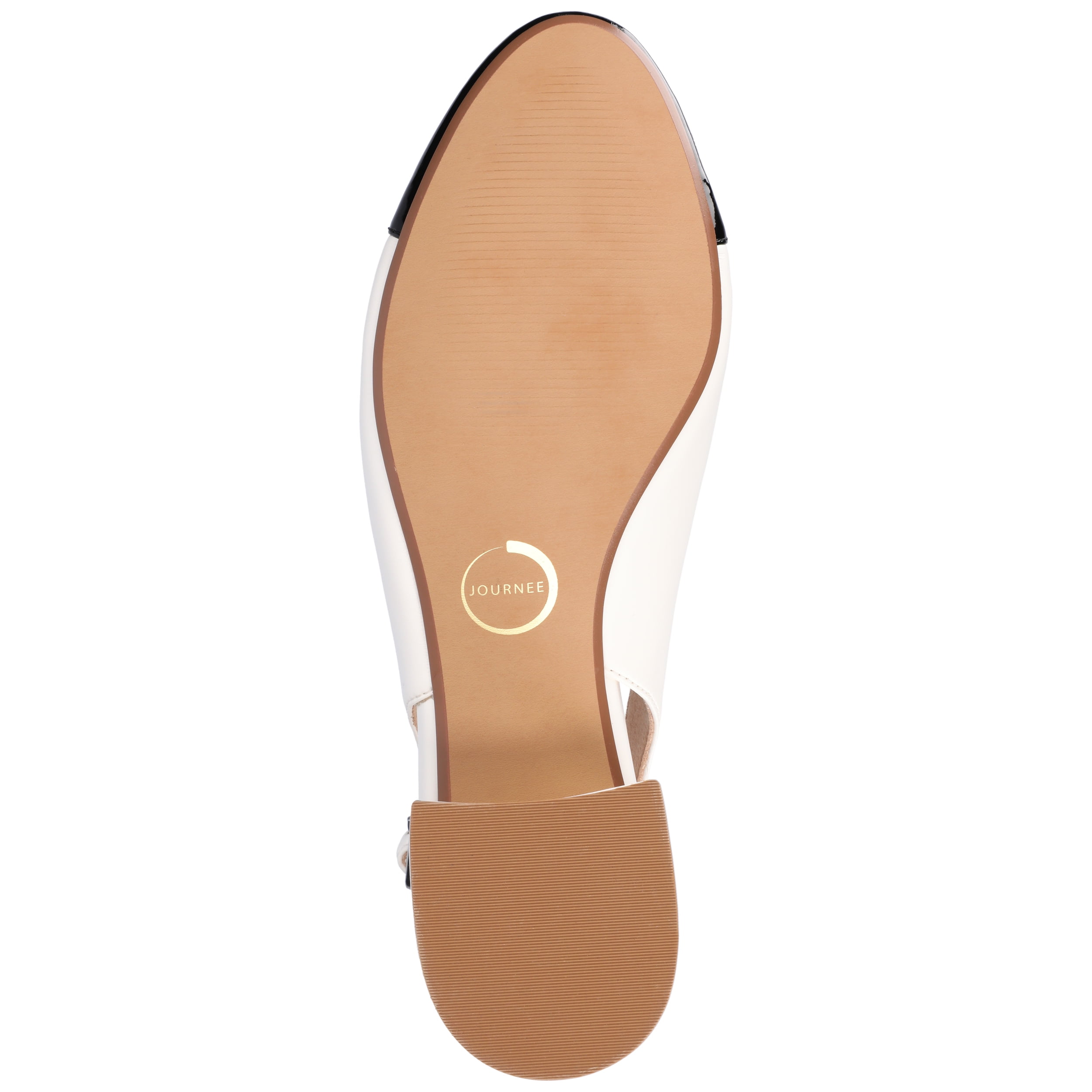 Journee Womens Sammie Sling Back Cap Toe Block Heel Pumps, Widths Available