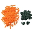 thumbnail image 4 of Tenedor para Plantar Flores Kusrkot Estacas para Plantas Clips Soporte Fuerte 300 Piezas Naranja, 4 of 8