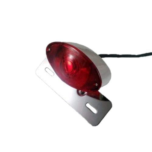 Retro Vintage Oval Brake Tail Light For Harley Honda Kawasaki Suzuki Yamaha Quad Cruiser Chopper Bobber Old School CB
