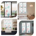 thumbnail image 7 of Coastal Turtle Window Privacy Film, Teal Green Ocean Coral Starfish Jellyfish Static Cling UV Sun Blocking Heat Control Window Tint, Non-Adhesive One Way Windows Privacy Cover 19.6''x39.3'', 7 of 7